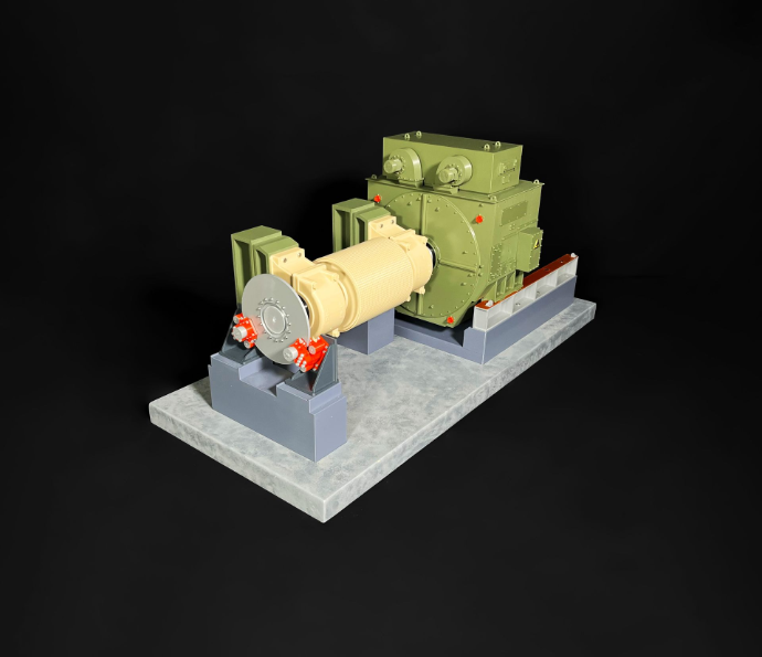 Modelos a escala para mineras