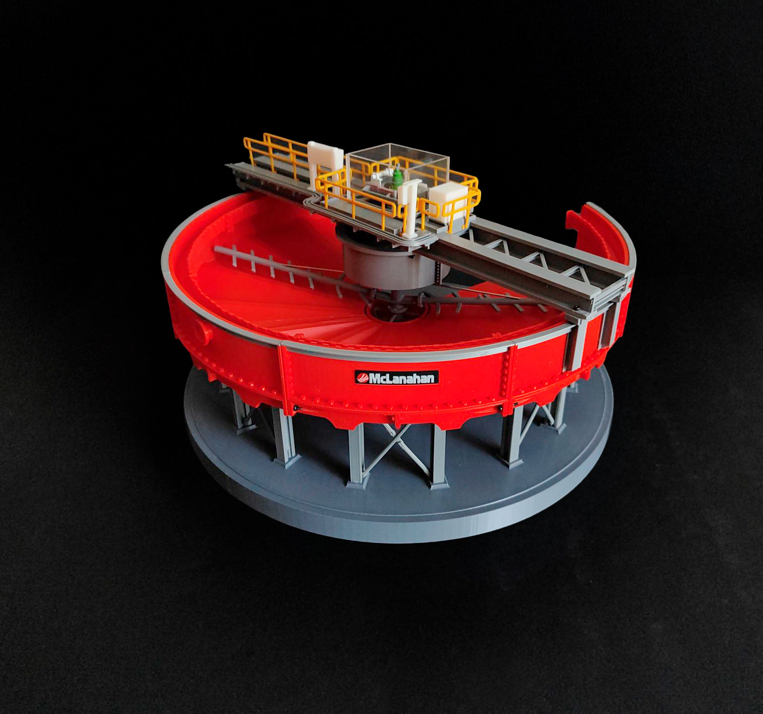 Modelos a escala para mineras