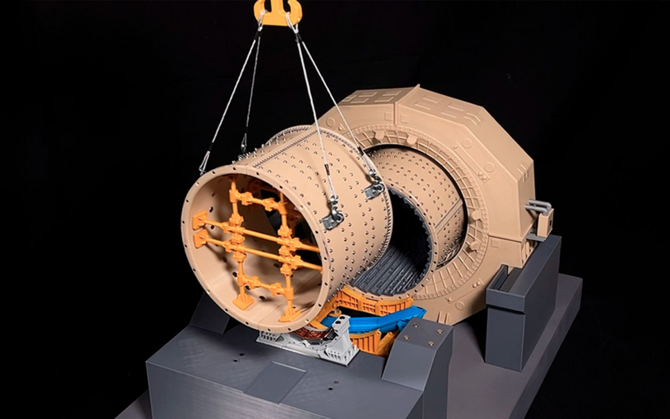 Modelos a escala para mineras